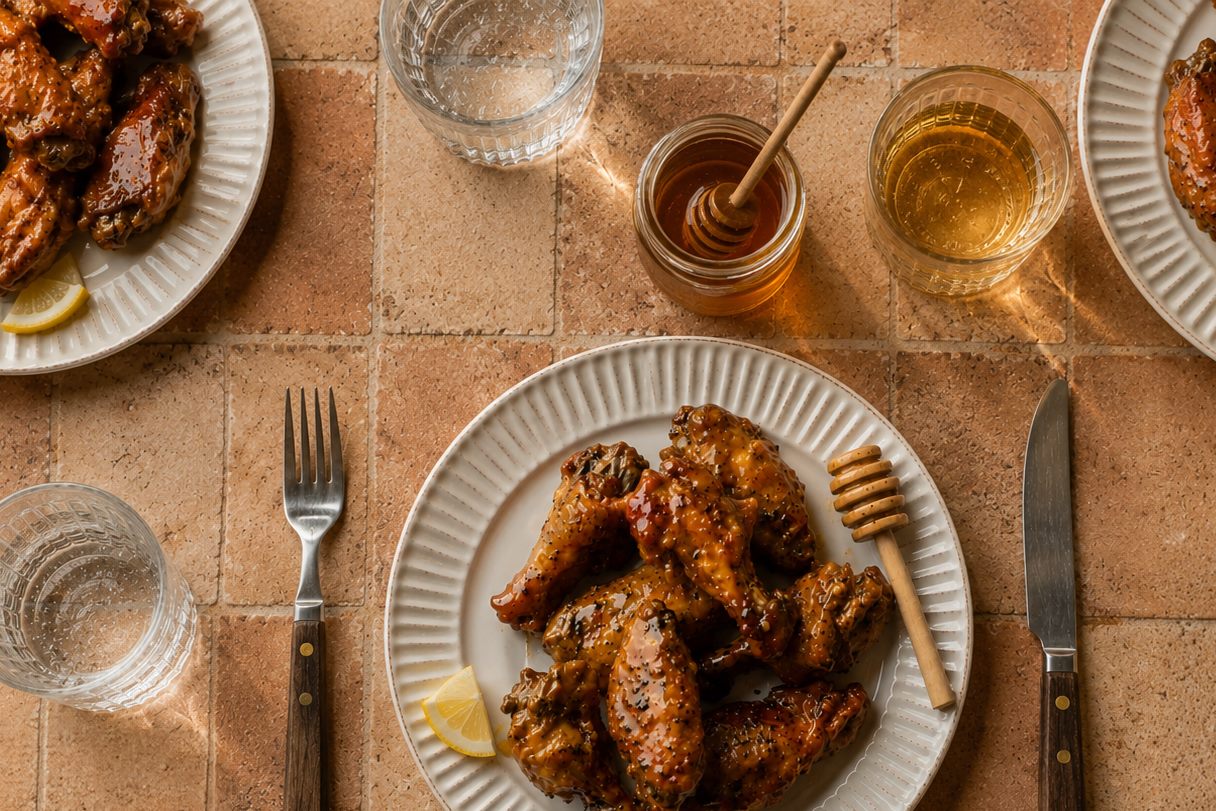 Poulet à la moutarde et au miel